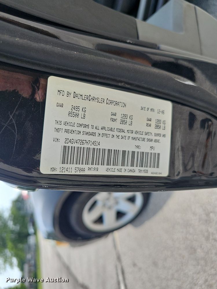 image for item EJ5591 2007 Dodge Magnum 