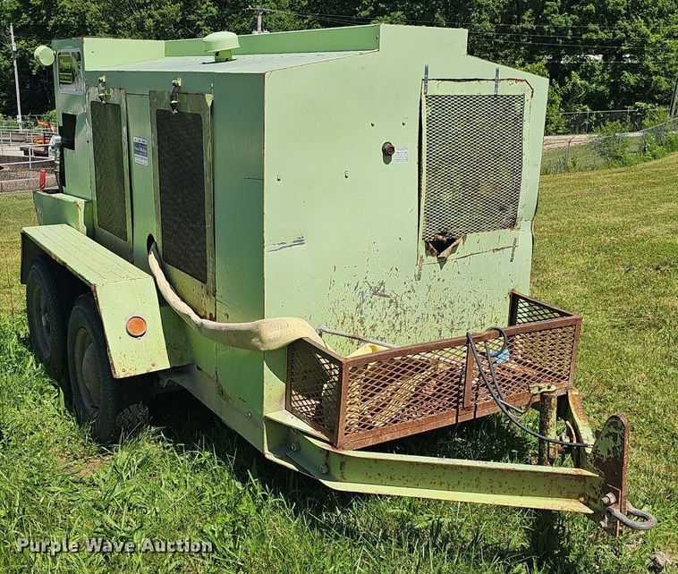 image for item EJ5628 1977 Myers sewer jetter trailer