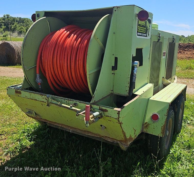image for item EJ5628 1977 Myers sewer jetter trailer