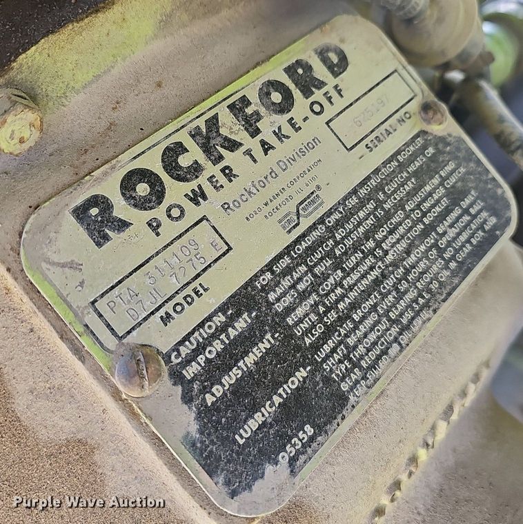 image for item EJ5628 1977 Myers sewer jetter trailer