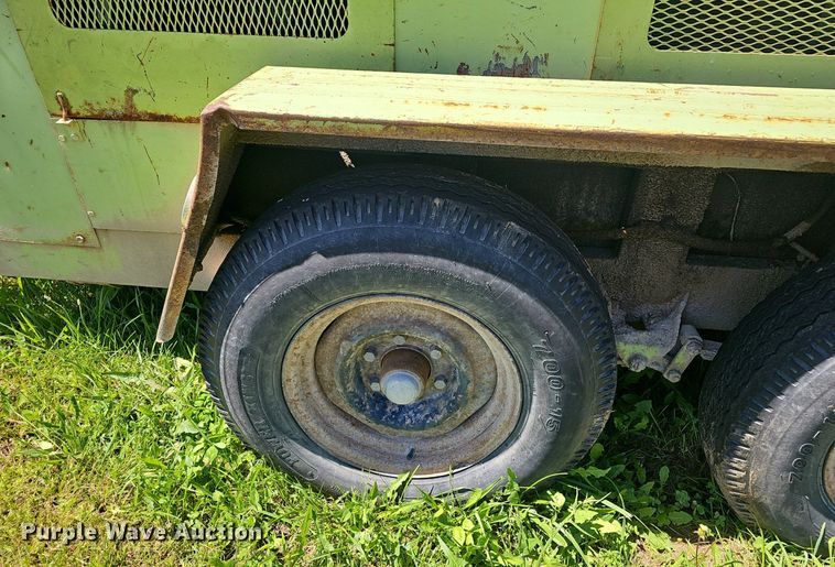 image for item EJ5628 1977 Myers sewer jetter trailer