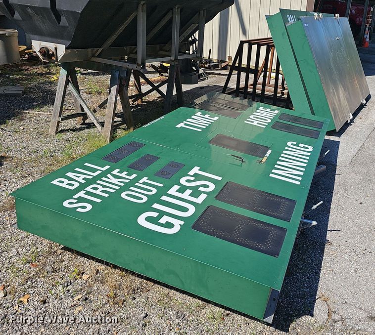 image for item EJ5650 (3) Daktronics baseball scoreboards 