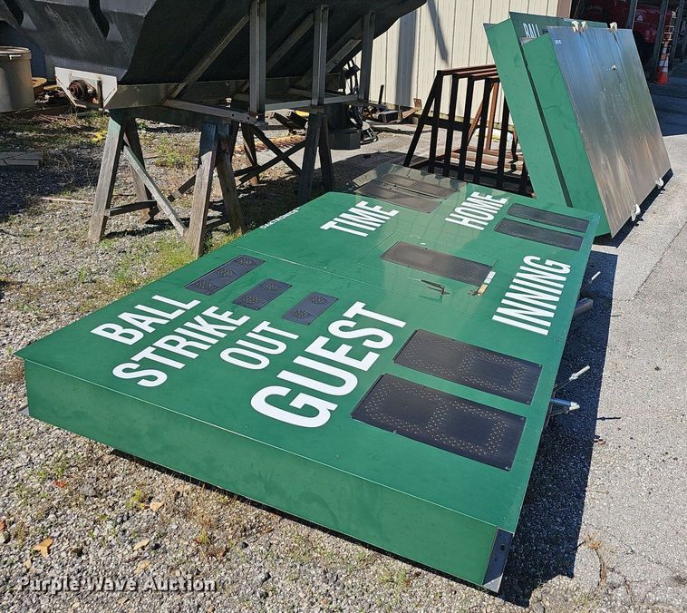 image for item EJ5650 (3) Daktronics baseball scoreboards 