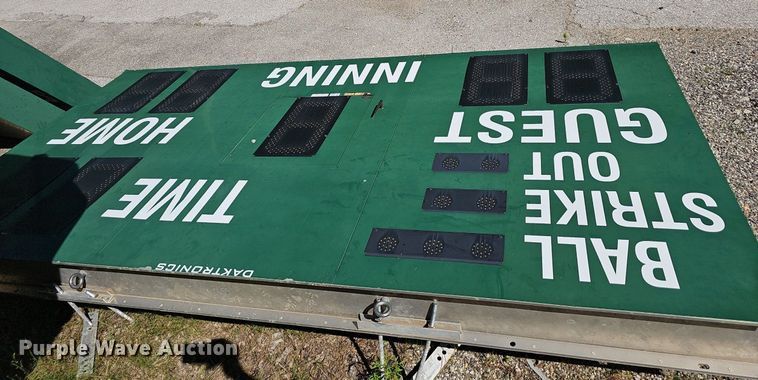 image for item EJ5650 (3) Daktronics baseball scoreboards 