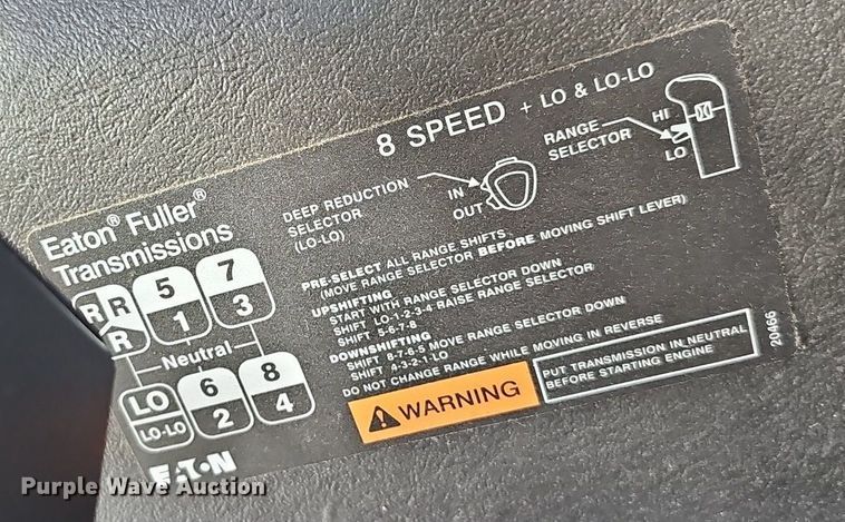 image for item EJ5652 2012 International  WorkStar 7500 truck cab and chassis