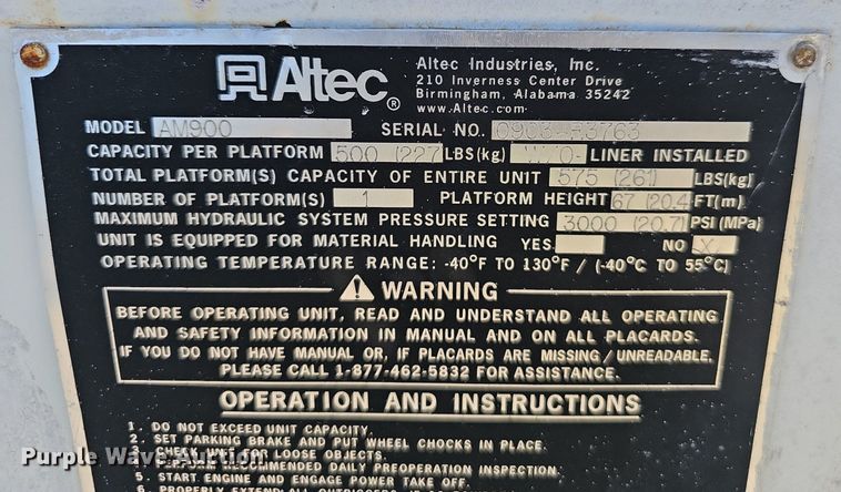 image for item EJ5665 2004 International  4300 bucket truck