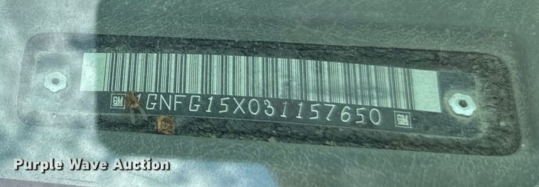 image for item EJ6845 2003 Chevrolet  Express 1500 van