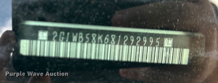 image for item EJ6847 2008 Chevrolet  Impala LS 