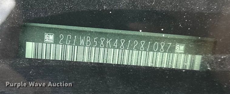 image for item EJ6848 2008 Chevrolet  Impala LS 