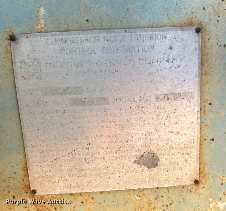 image for item EJ6869 Gardner Denver  air compressor