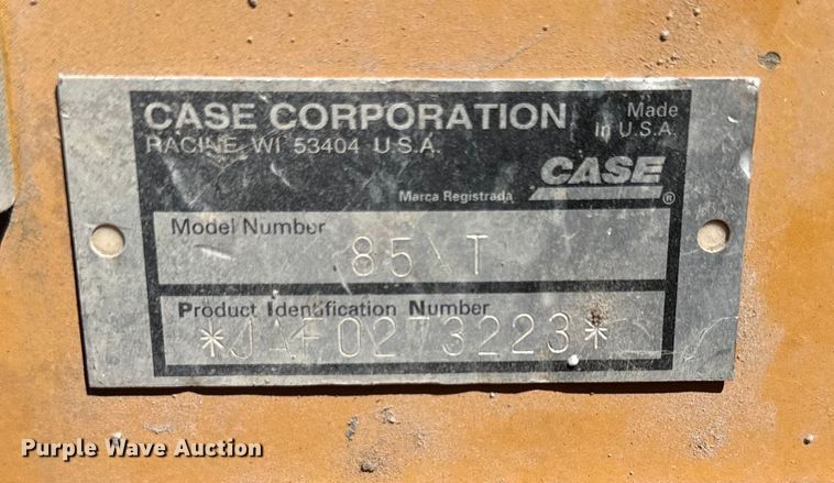 image for item EJ6871 1999 Case 85XT skid steer loader