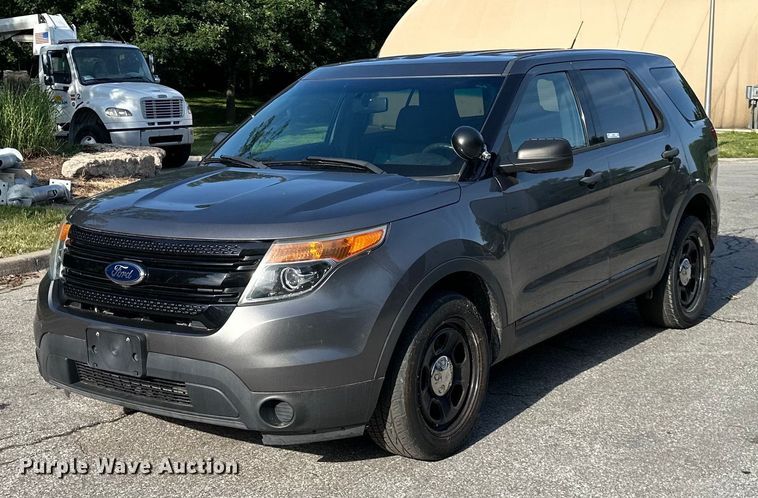 image for item EJ6879 2014 Ford Explorer Police Interceptor  SUV