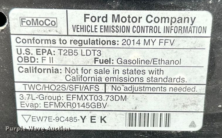 image for item EJ6879 2014 Ford Explorer Police Interceptor  SUV