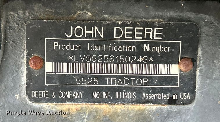 image for item EK4747 2005 John Deere 5525 tractor