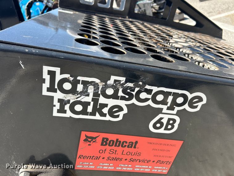 image for item EK4795 2009 Bobcat LR 6B skid steer landscape rake