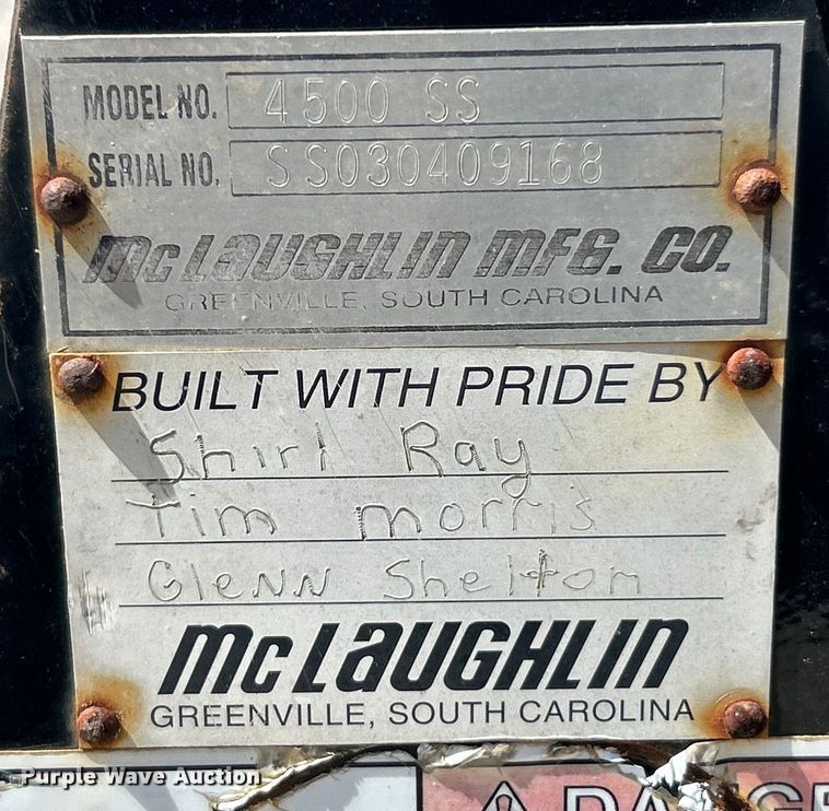 image for item EK4798 McLaughlin MFG 4500 SS skid steer directional boring unit