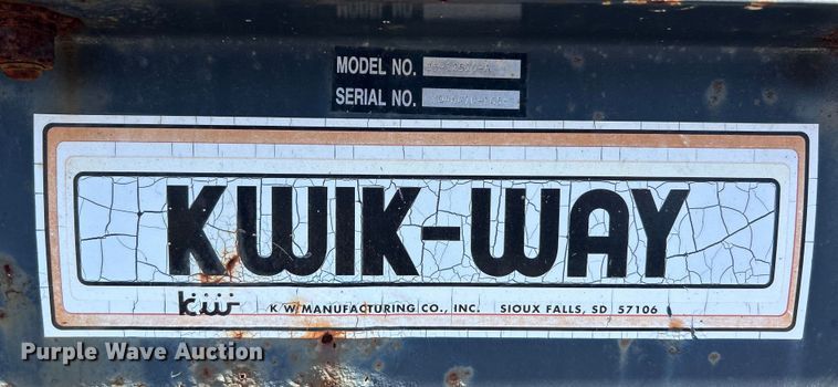 image for item EK4799 Kwik-Way 35-12510-A skid steer snow plow