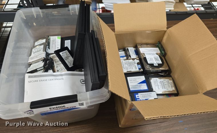 image for item EK6006 (84) hard drives