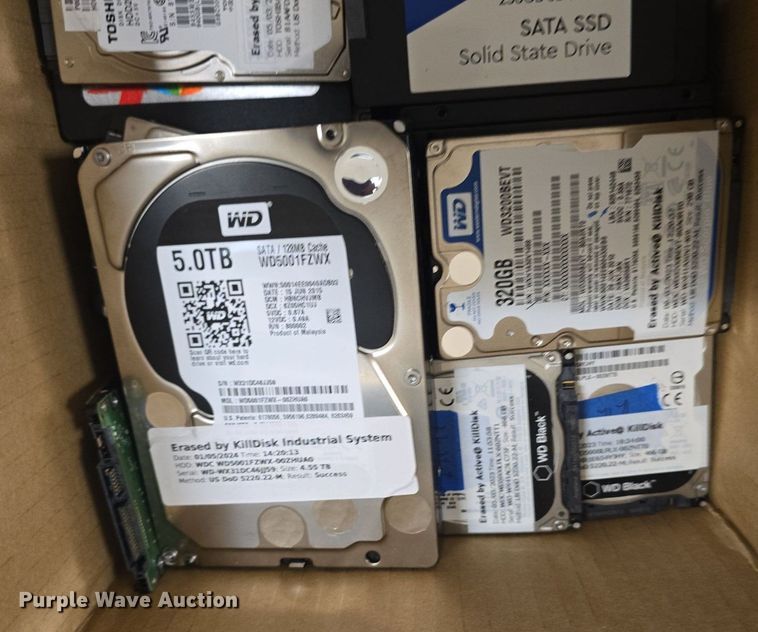image for item EK6006 (84) hard drives