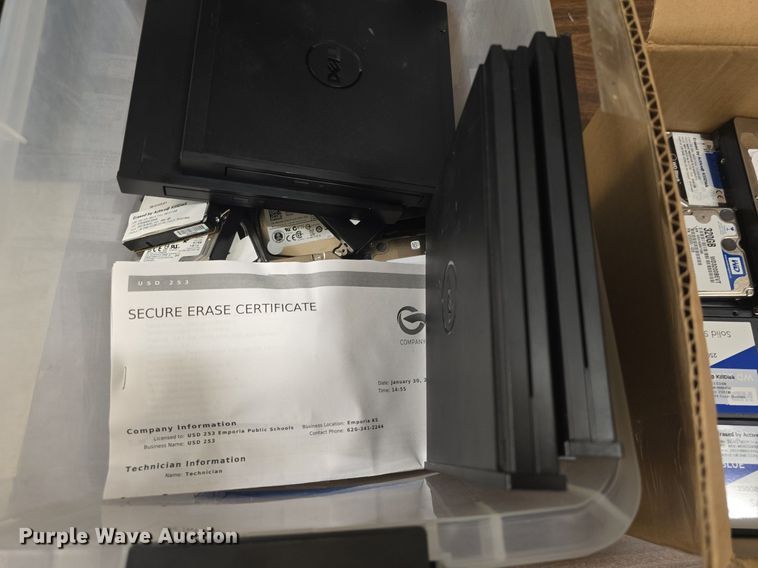 image for item EK6006 (84) hard drives