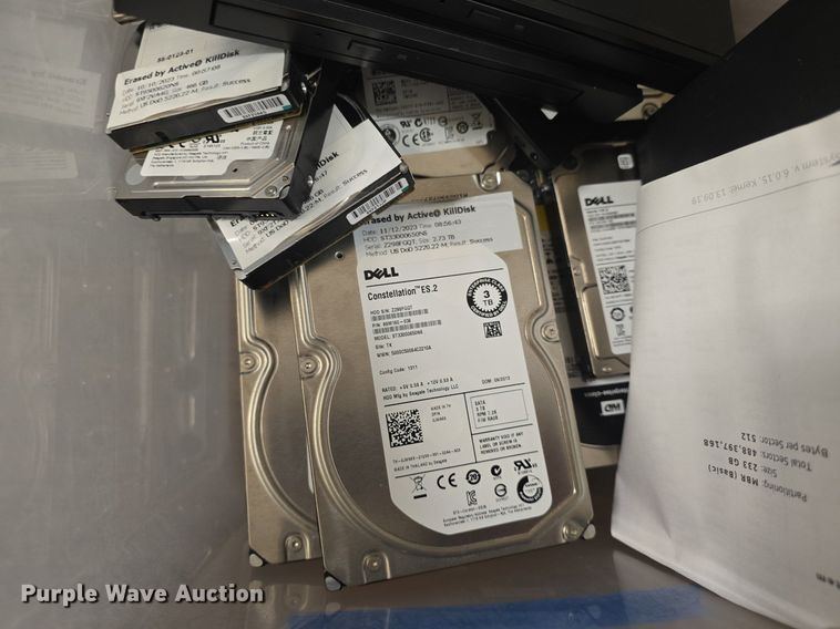 image for item EK6006 (84) hard drives