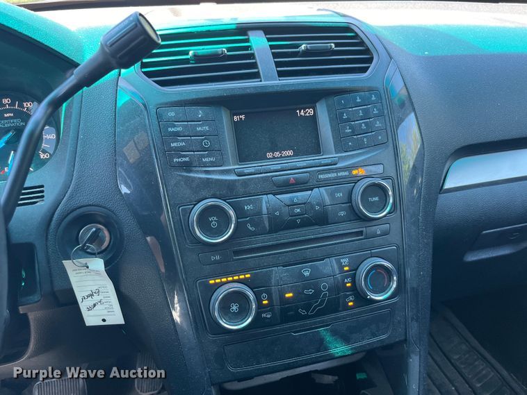 image for item EK8635 2016 Ford Explorer Police Interceptor  SUV