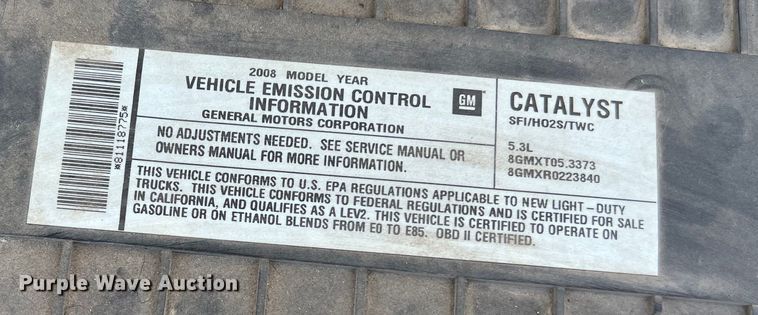 image for item LU9895 2008 Chevrolet Express 1500 van