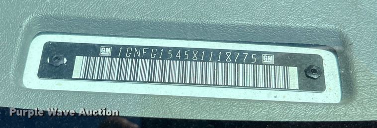 image for item LU9895 2008 Chevrolet Express 1500 van