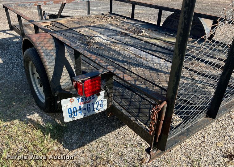 image for item LU9899 2010 C&M utility trailer