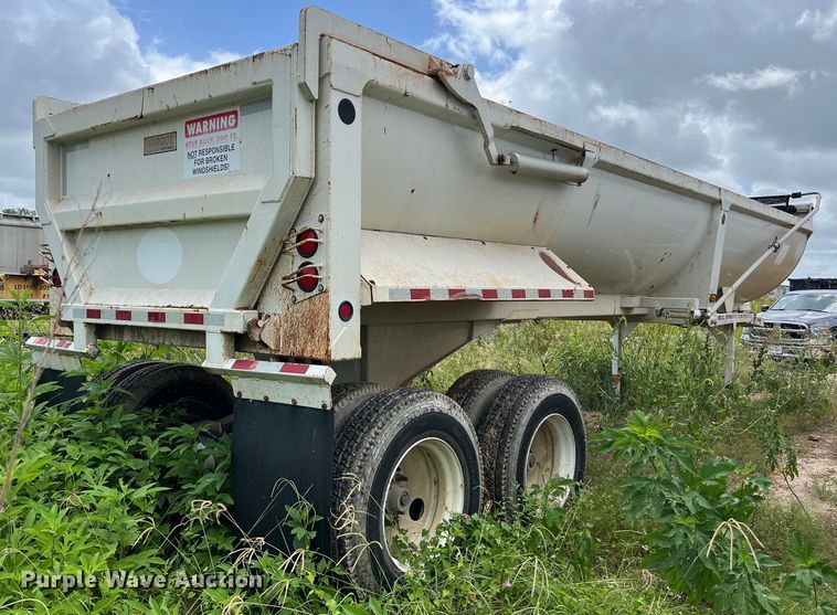 image for item LU9954 2013 CTS HRD 32 end dump trailer