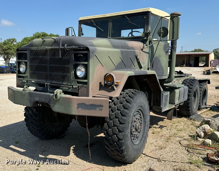 image for item MU9793 1985 AM General M923A1 truck cab and chassis