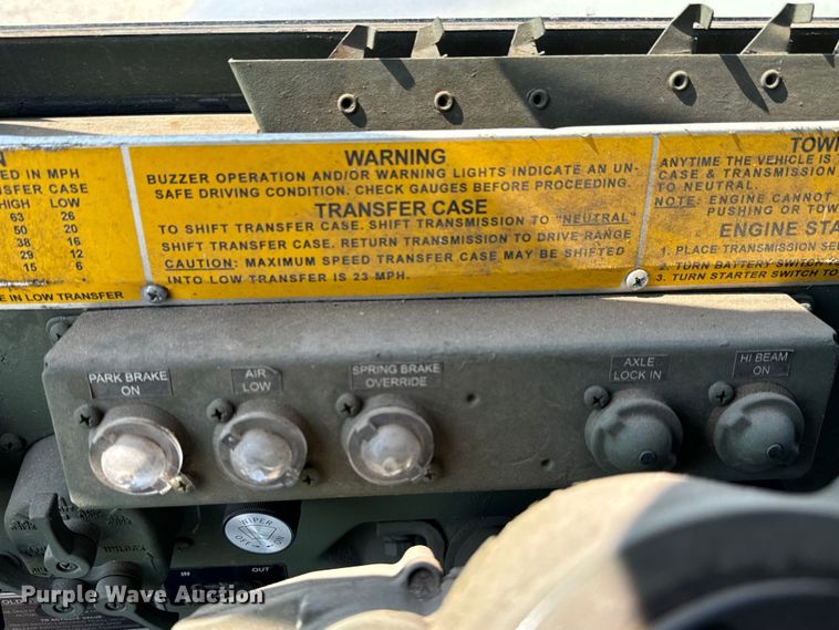 image for item MU9793 1985 AM General M923A1 truck cab and chassis