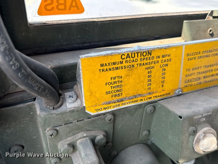 image for item MU9793 1985 AM General M923A1 truck cab and chassis