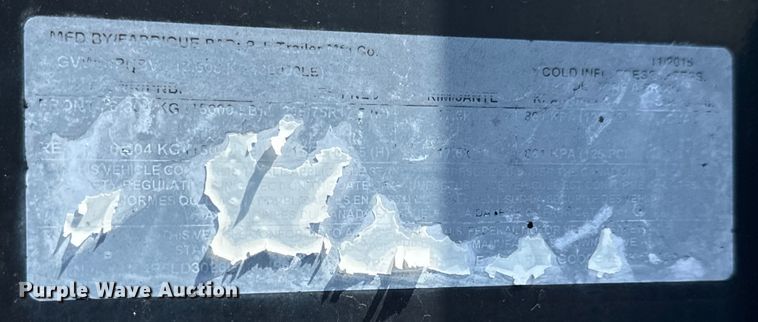 image for item MU9794 2016 PJ LD302 equipment trailer