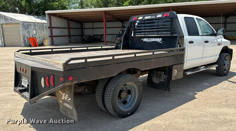 image for item MU9798 2008 Dodge Ram 4500HD flatbed truck