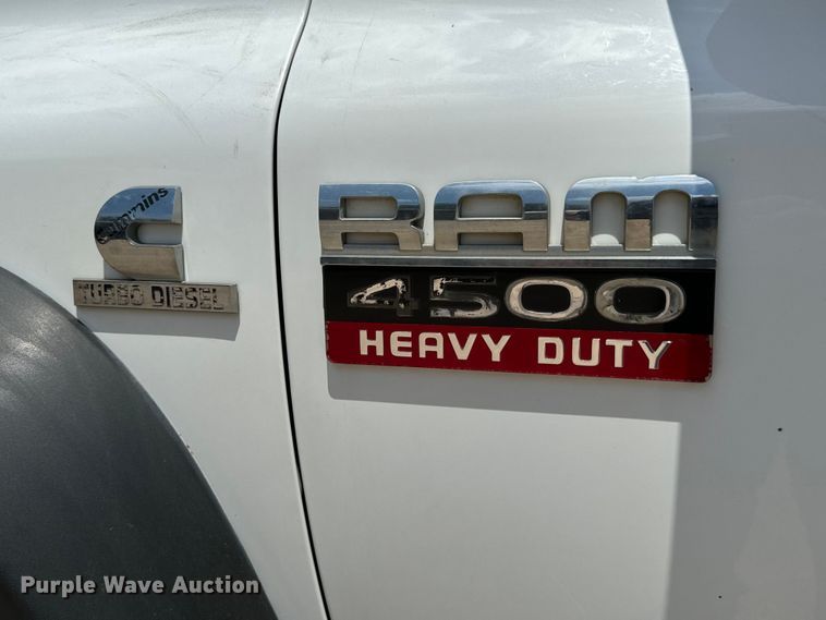 image for item MU9798 2008 Dodge Ram 4500HD flatbed truck