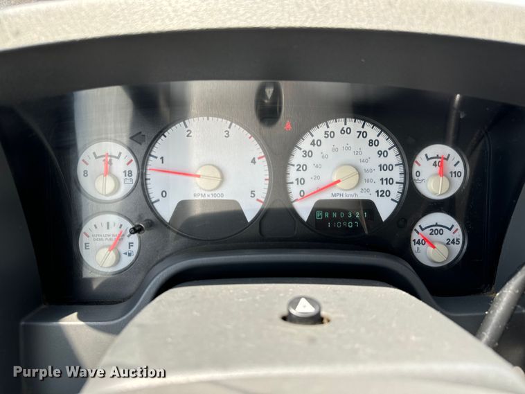 image for item MU9798 2008 Dodge Ram 4500HD flatbed truck