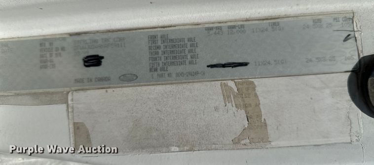 image for item MU9799 1999 Sterling water truck