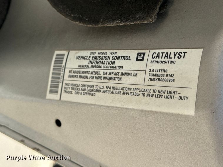 image for item MU9810 2007 Chevrolet  Uplander LS van