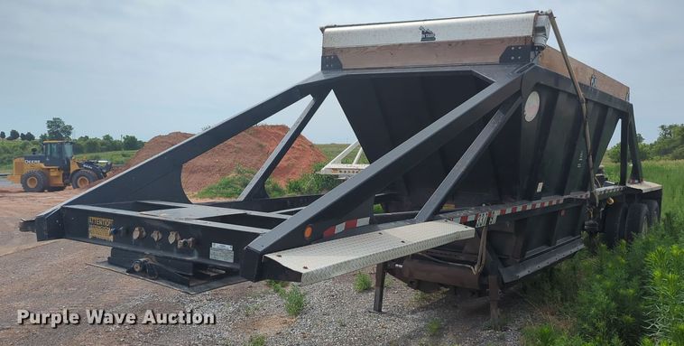 image for item NG9894 2018 Construction Trailer Specialists BDT 40 bottom dump trailer