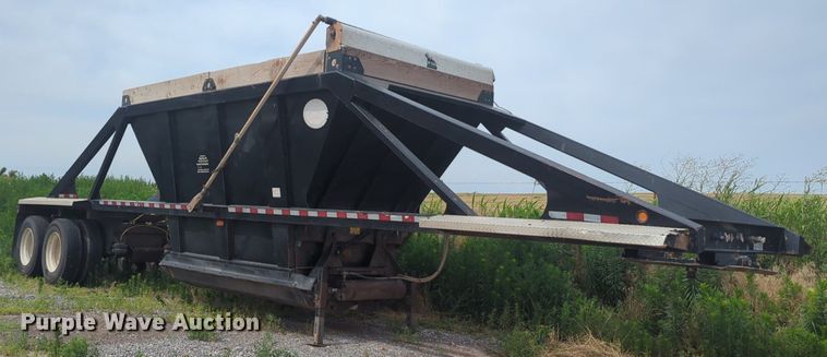 image for item NG9894 2018 Construction Trailer Specialists BDT 40 bottom dump trailer