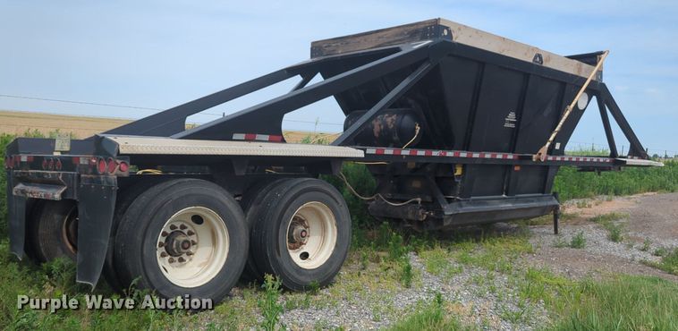 image for item NG9894 2018 Construction Trailer Specialists BDT 40 bottom dump trailer