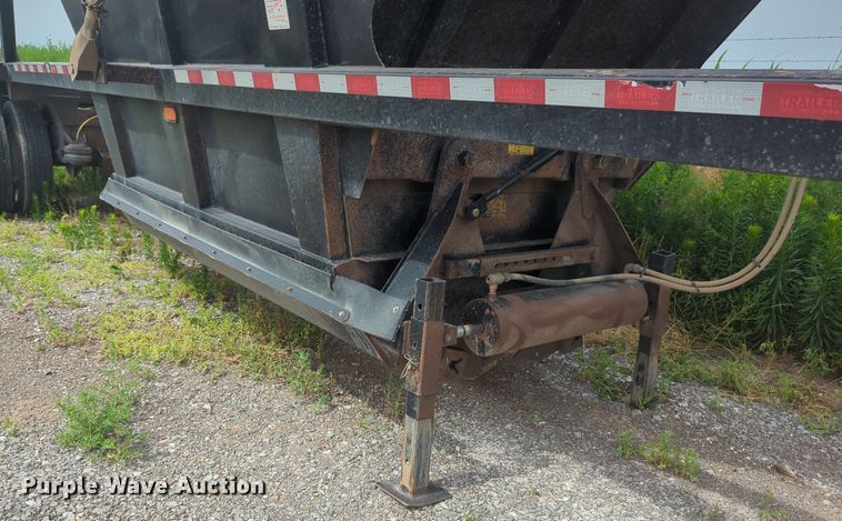 image for item NG9894 2018 Construction Trailer Specialists BDT 40 bottom dump trailer