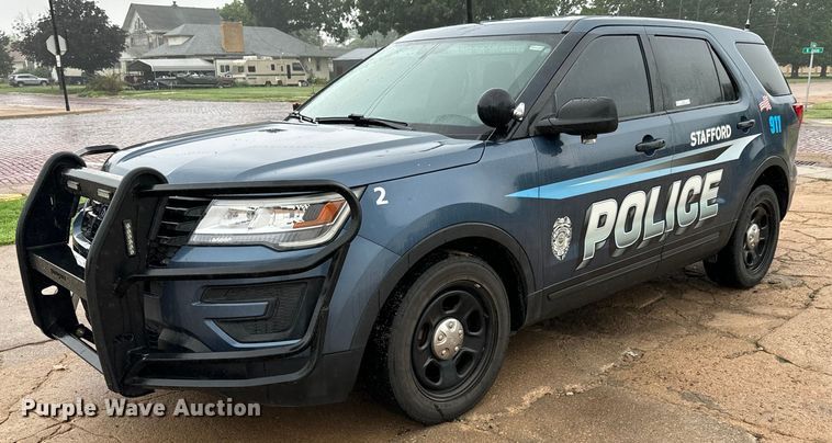 image for item NL9915 2018 Ford Explorer Police Interceptor  SUV