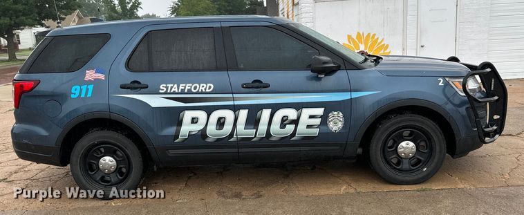 image for item NL9915 2018 Ford Explorer Police Interceptor  SUV