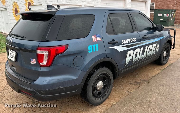 image for item NL9915 2018 Ford Explorer Police Interceptor  SUV