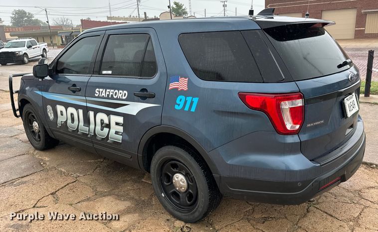 image for item NL9915 2018 Ford Explorer Police Interceptor  SUV