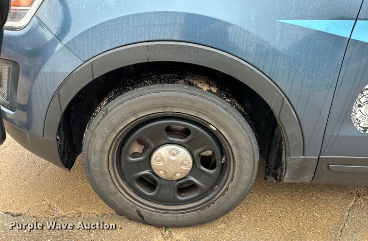 image for item NL9915 2018 Ford Explorer Police Interceptor  SUV