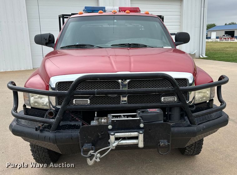 image for item NL9919 2001 Dodge Ram 3500 Quad Cab brush fire truck