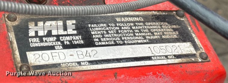 image for item NL9919 2001 Dodge Ram 3500 Quad Cab brush fire truck